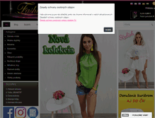 Tablet Screenshot of fashionqueen.sk